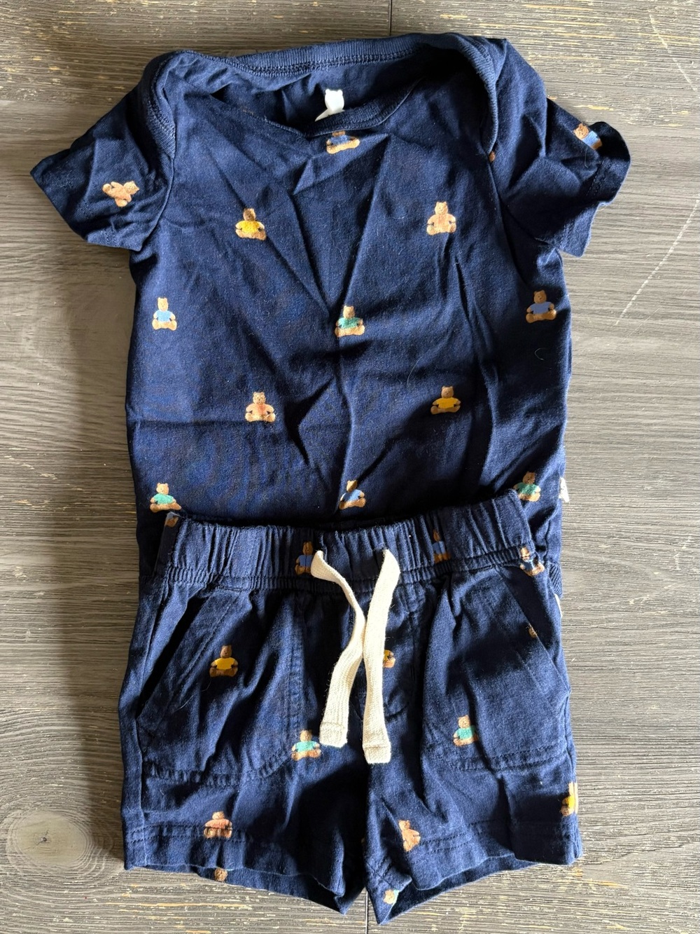 Baby Gap Bears Matching Set 3-6 Months
